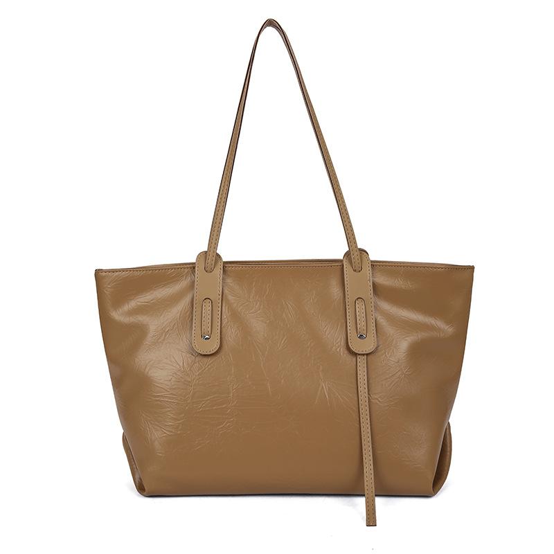 

New women s simple large-capacity women s bag tote bag retro casual handbag shoulder bag tide
