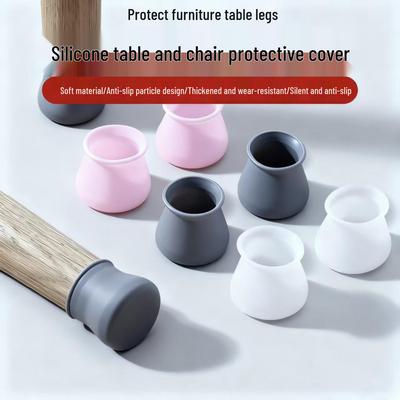 Dicke, verschleißfeste, rutschfeste Silikon-Stuhl- und Tischbein-Schutz