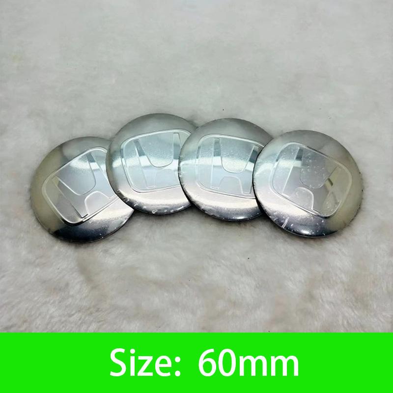 

45-65mm Car Wheel Center Hub Cap Emblem Sticker Accessories For Honda Civic FIT Accord Prelude CRV 5Th City XRV CRV HRV Odyssey 1Set(4Pcs)