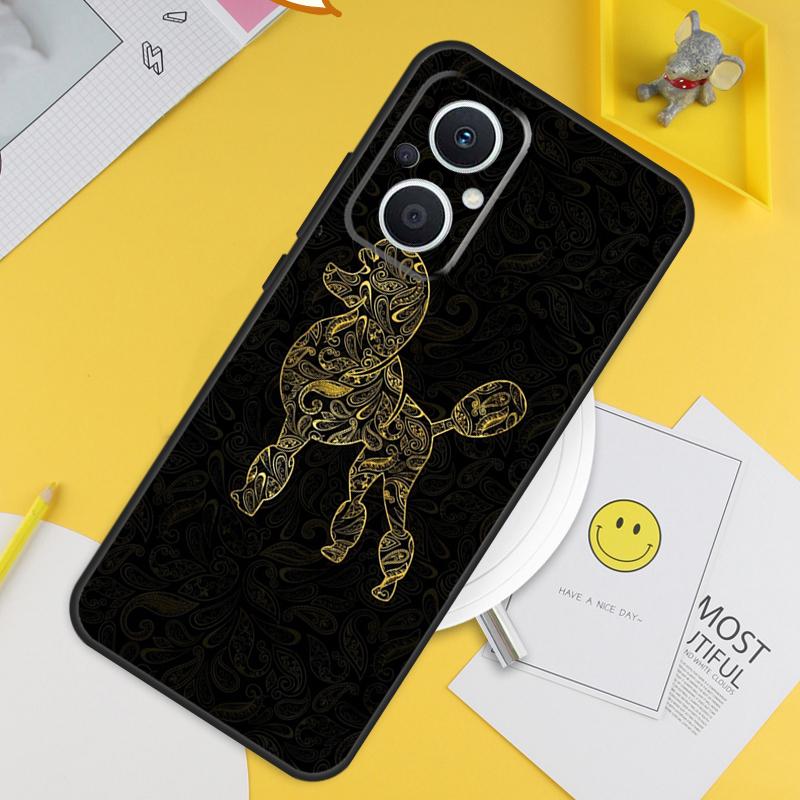 

Poodle Dog Cartoon For OPPO Reno 8T 11F 12F 13F 14F 7 8 Lite 10 11 12 13 14 Pro OPPO Find X9 X8 X5 X6 Pro Case OPPO Reno12