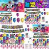 Vibrant Teen Titans Go Birthday Party Supplies Cartoon Character Decoration 32pcs Set