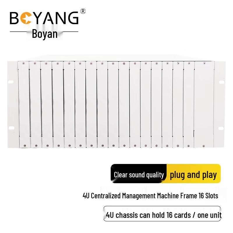 BOYANG 4U 16-Slot Fiber Optic Management Chassis