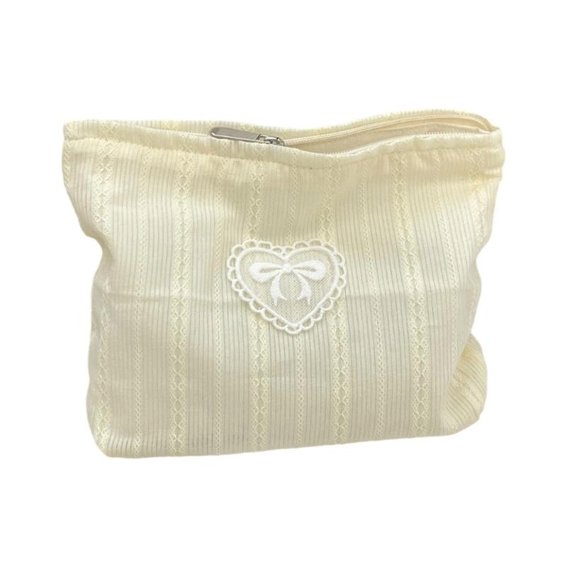 Spacious Bows Cosmetic Bag Practical Makeup Pouch With Spacious Interior And Compact Portable Structure For Essential