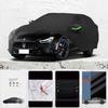Für Maserati Ghibli Anti-UV Sonnenschutz Regen Schnee Beständig Schwarze Abdeckung Staubdicht Auto-Regenschirm Vollständige Autoabdeckung Outdoor-Schutz