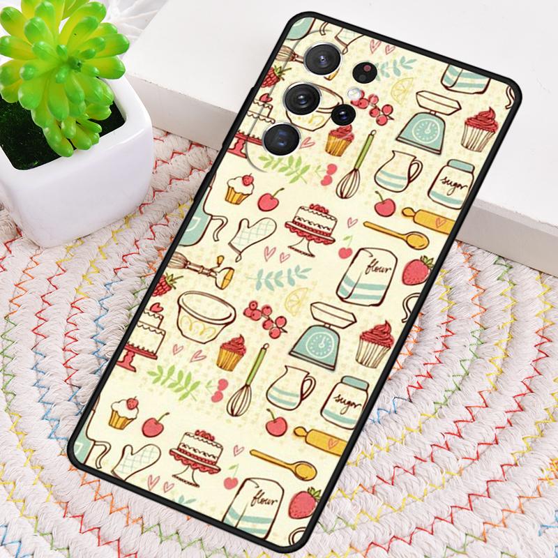

Baking Cook Chef Phone Case for Samsung Galaxy note 10 pro S26 Ultra S23 S24 FE S25 S21 S22 PLUS shockproof Cove Galaxy S22 5G