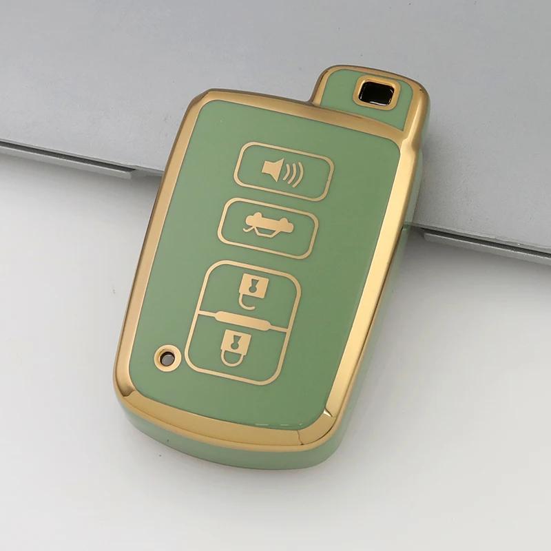 2 3 4 Buttons TPU Car Key Case for Toyota Prius Plus Auris Avalon Verso Rav 4 Corolla 2013 Yaris Hybrid Remote Keychain