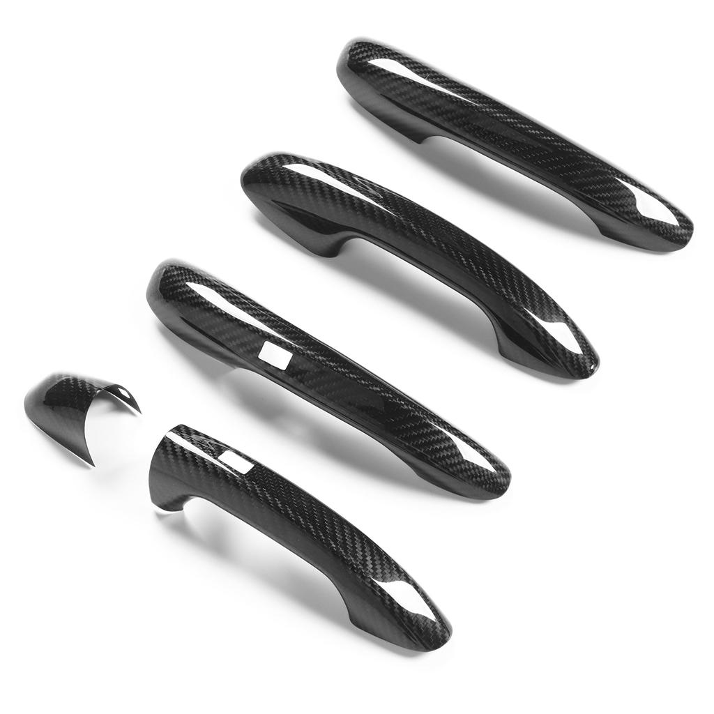 Exterior Door Handle Cover Real Carbon Fiber Replacement for Mercedes?Benz W205 W213