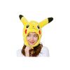 Sazac Fleece Kigurumi Cap, Pokémon Pikachu, TMY-027, One Size Fits All
