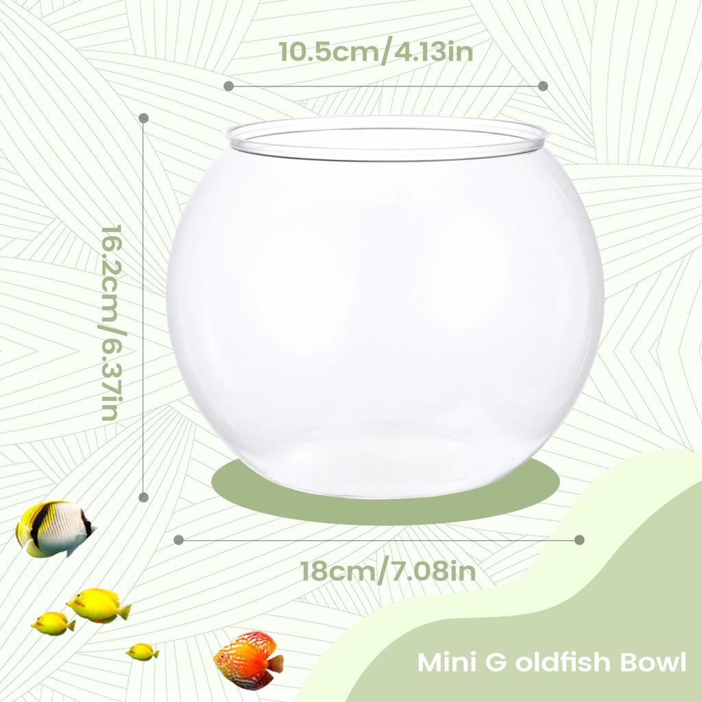 Small Fish Bowl Space-Saving Aquarium Accessories Aquarium Fish Bowl For Table Centerpiece Party Decorations Home Event Indoor