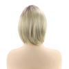 Ombre Blonde Wigs for Women Synthetic Hair 10 Inch Short Bob Wig with Side Bangs Fashion Style Daily Drag Party Costume Cosplay