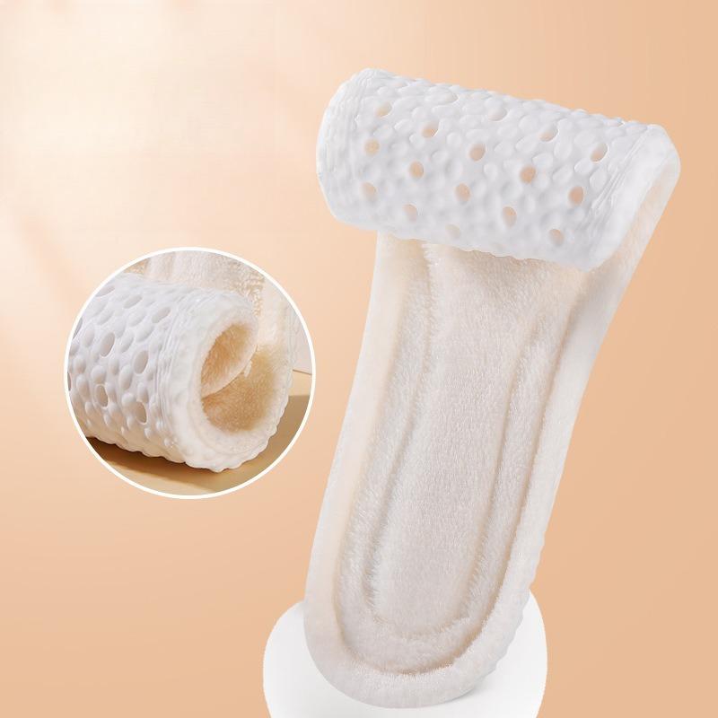 4pair Warm Insoles Piled Thickened High Elastic Shock-absorbing Hair Men's and Women's Sports Stepping Sweat-absorbing  Insoles