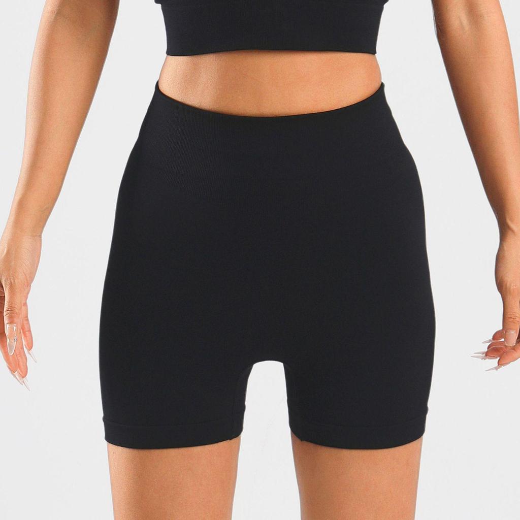 TK Sports Crop Top & High Waist Yoga Shorts Set