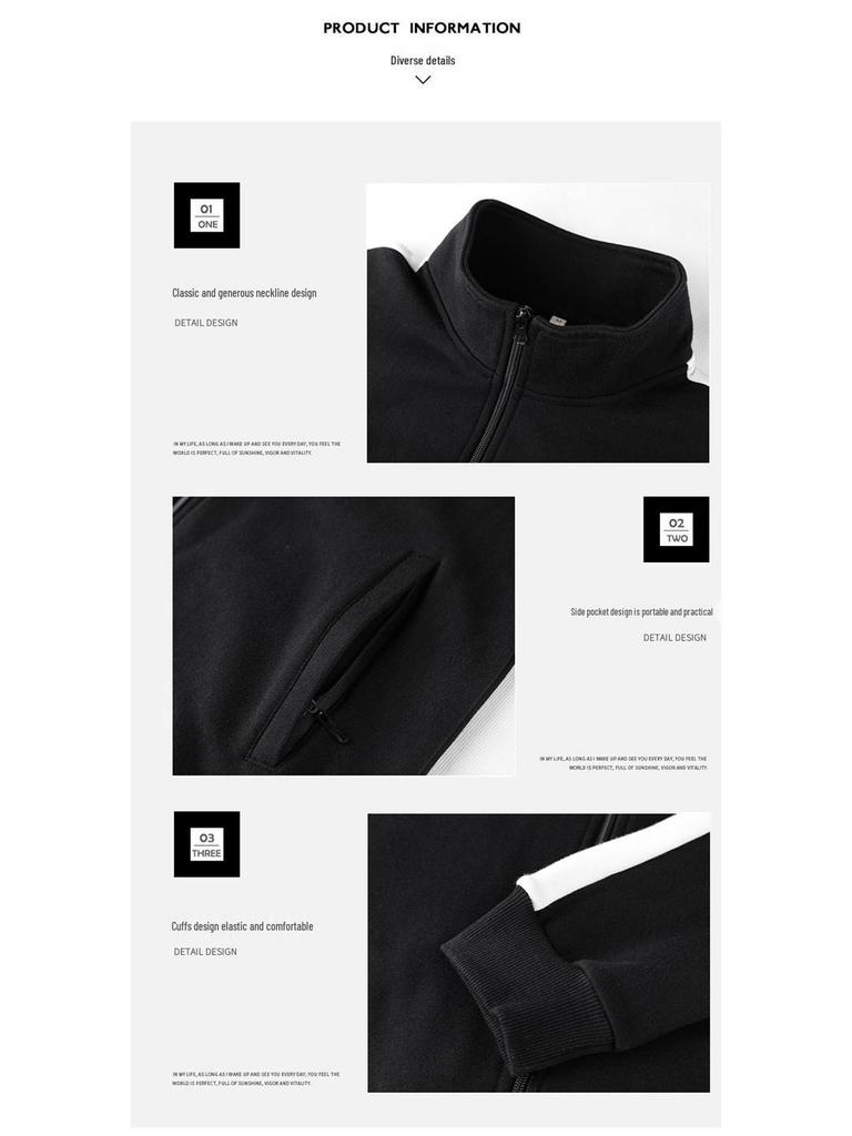 Men's 2025 Cotton Tracksuit: Breathable Long Sleeve Fashion Jacket & Casual Running Top
