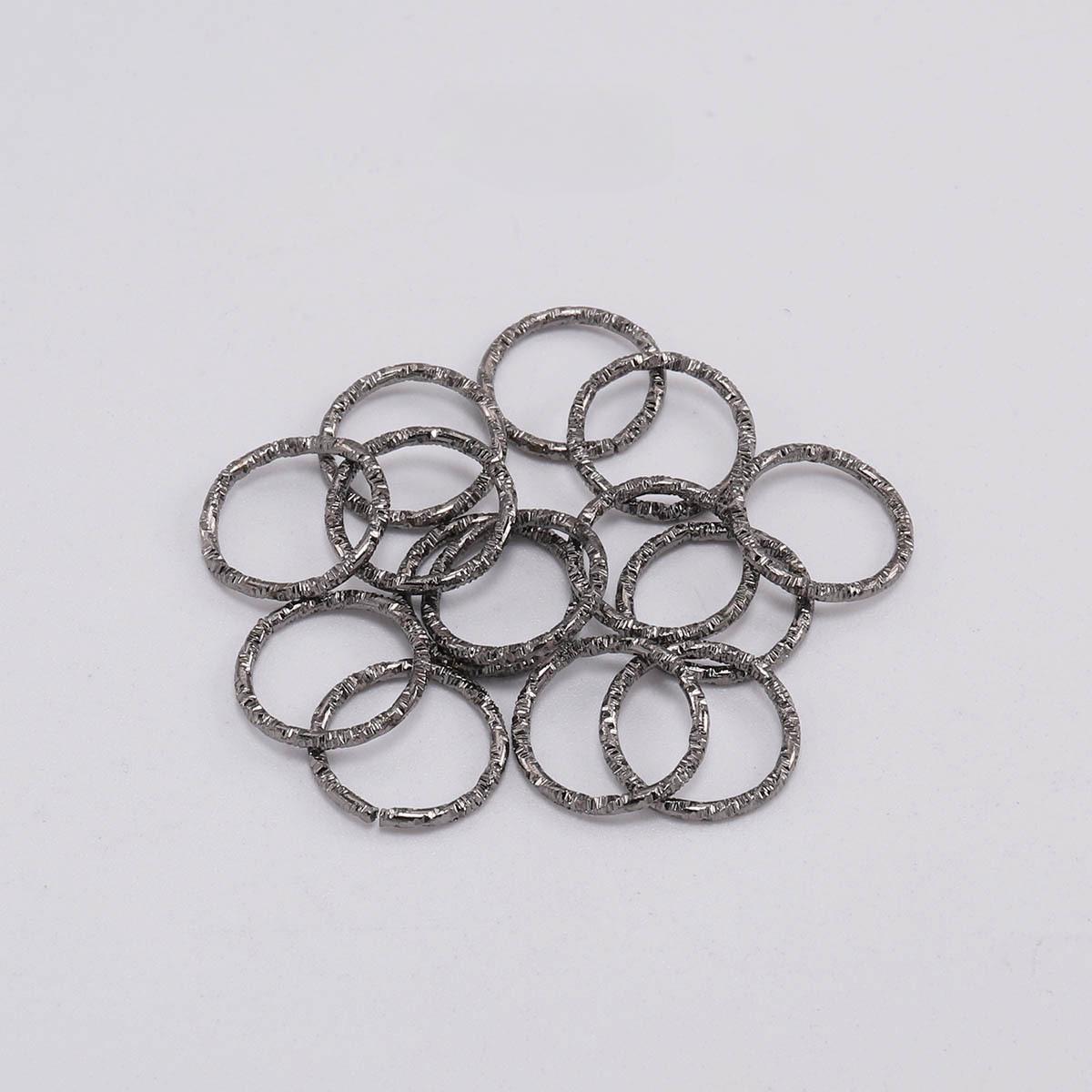 

50 шт./лот, новый стиль, прыжковые кольца с золотой звездой, витые разъемные кольца, разделительные кольца, разъемы для изготовления ювелирных изделий, принадлежности для изготовления ювелирных изделий Round