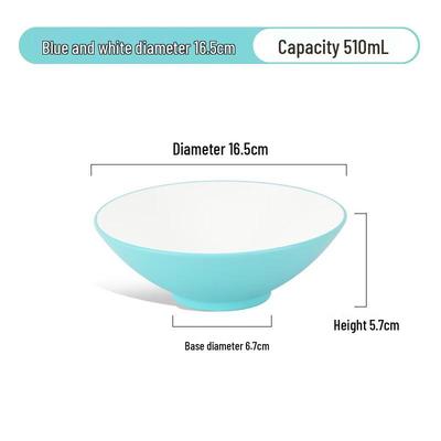 Two-Tone Melamine Noodle & Rice Bowl