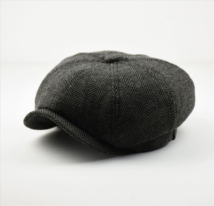 

English Style Big Size Octagonal Caps Oversize Striped Beret Vintage Newsboy Hats Painter Hat Girl Tough Guy Men s Hat Wholesale L