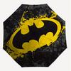 1PC Warner Batman Logo Automatic Open/Close Umbrella with Windproof, 76-Rib Sturdy Canopy, Durable Ribs1293A