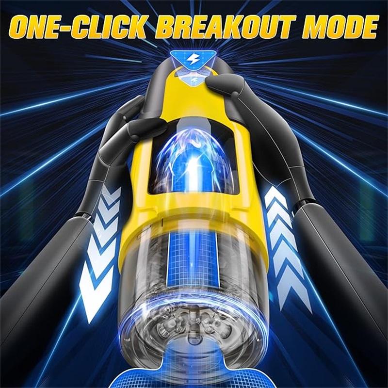 Automatic Thrusting Male Masturbator Vibration Penis Blowjob Machine Masturbation Cup Sex Toy for Men