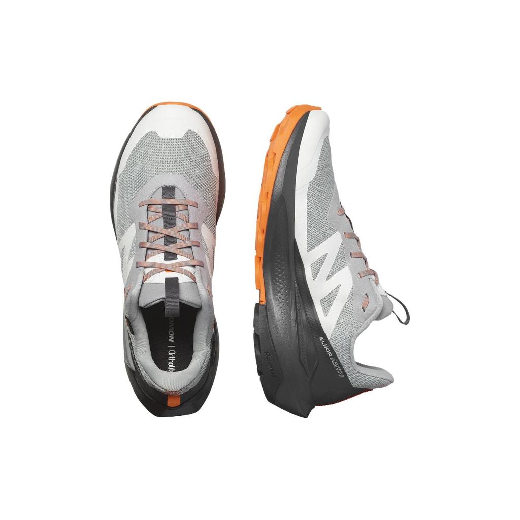 SALOMON Elixir Activ GORE-TEX Sharkskin Men Sneakers Grey Phantom Dragon-Fire L47456200