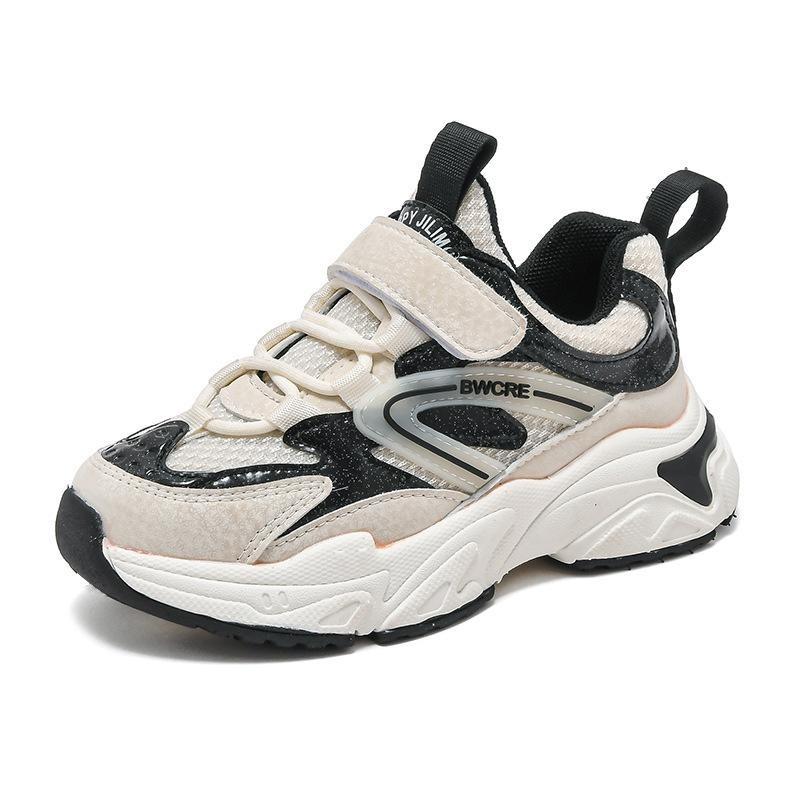 Dad Shoes Spring and Autumn Fashion Mesh Breathable Girls Sneakers Medium and Older Children's Casual Shoes