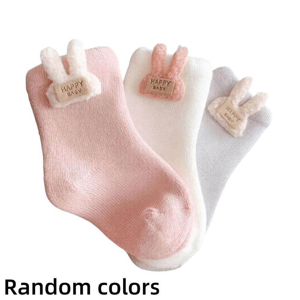Thickened Cotton Terry Socks Soft Infant Socks New Toddler Socks  Infant Toddler L-Rabbit
