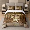 Set Biancheria da Letto 3 Pezzi, Lana Del Rey 1 Copripiumino e 2 Federe, Decorazione Biancheria da Letto Stampata per Camera degli Ospiti