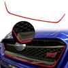 Xotic Tech Front Grille Pinstripe Vinyl Front Front Hood Panel Edge Molding Trim Decal for Subaru WRX STI Sticker, Pre-Cut Styling, 2015-2017