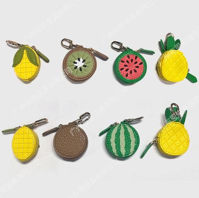 Strawberry Fruit Coin Purse Keychain: Mini Gift Pouch Pendant
