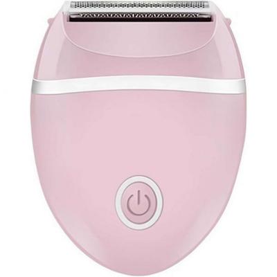 Ηλεκτρική Ξυριστική Μηχανή για Γυναίκες Αποσπώμενη και Πλενόμενη Αποτριχωτική Μηχανή για Μπικίνι για Ευαίσθητες Περιοχές Αδιάβροχη Ασύρματη για Πρόσωπο Πόδια Μασχάλες, Ροζ