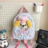 Schoolbag Cute Bear Cute Soft Girl Backpack High School Student Large Capacity Backpack Cartoon Summer Series School Bag