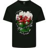 Gym The Welsh Flag Ripped Muscles Wales Kids T-Shirt Childrens