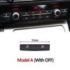 Air Conditioning Heater Climate Fan Wind Volume Control AC Button Cap For BMW 5 6 7 X5 X6 Series F10 F18 F06 F12 F01 F02 F15 F16