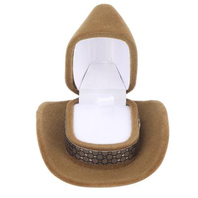 Tragbare Hutförmige Schmuckschatulle Ring Halskette Reise Aufbewahrungsbox Ohrringe Geschenkboxen