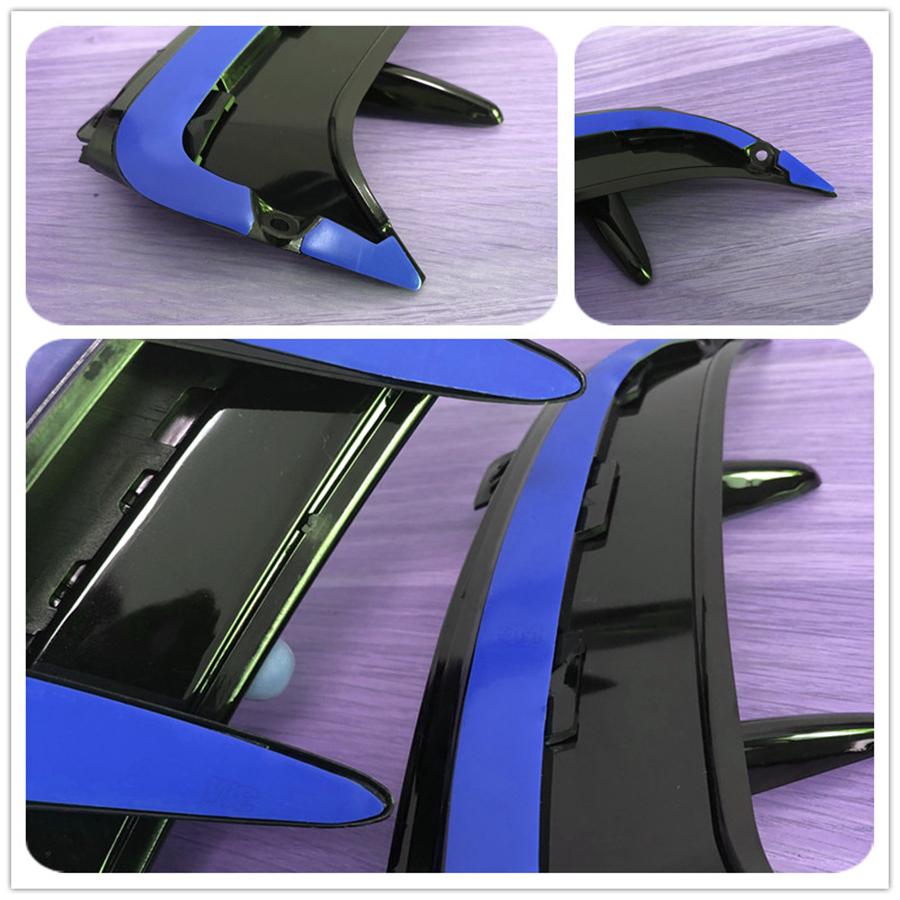 Black Rear Bumper Side Canards For 19-22 Benz W177 A160 - A250 A35 AMG Hatchback