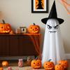 Halloween Ghost Decorations DIY Expressions Spooky White Ghost Craft Kit with Witch Hat for Outdoor Indoor Yard Garden Lawn Decor