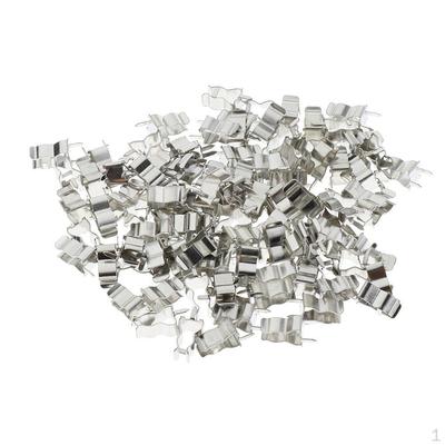 Set of 100Pcs Anti-rust Alloy Clamp Holder Clip