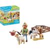 PLAYMOBIL 71444 Shepherd with Sheep - Country - With Over 80% Bio-based and Recycled Materials On Average - From 4 Years