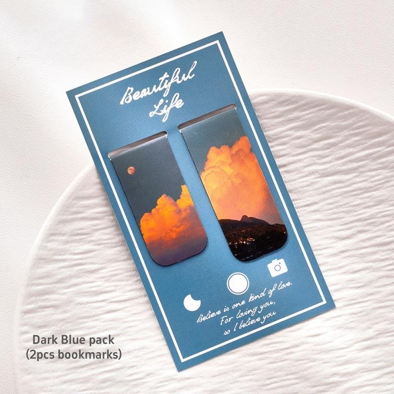 

1/4 упаковки магнитных закладок Beautiful Life для книг, красивые фотографии пейзажей, зажимы для страниц, закладки для книг, уникальный подарок для чтения
