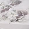 3x1 Binding Round Ring Surgical Steel Chain Bracelet (C2501AC1250_SV)