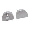 Serratura per Porta in Vetro Adatta per Vetro da 10 mm 12 mm Acciaio Inossidabile Doppi Catini Battente Spinta Scorrimento Controllo Accessi Ufficio Vetro