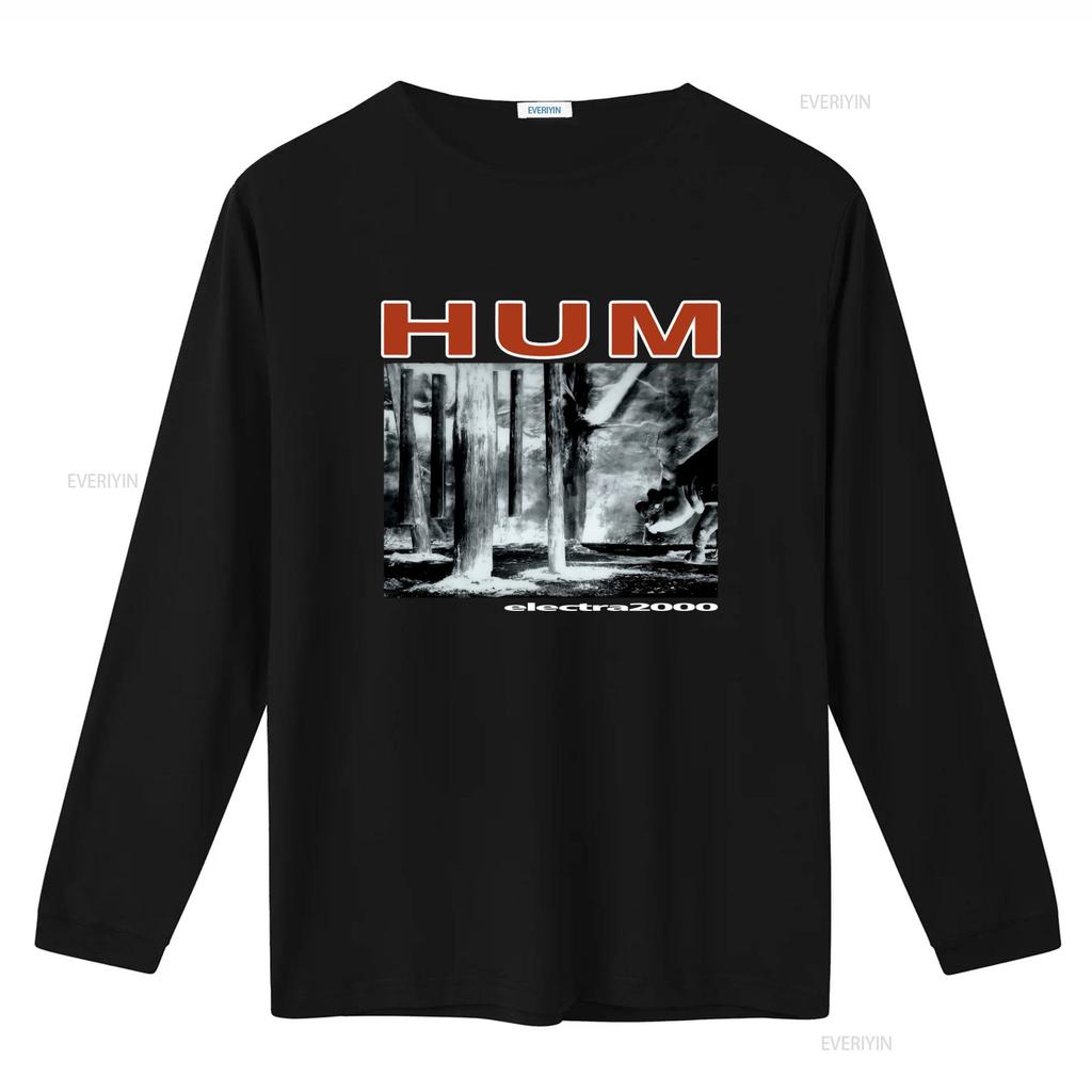 Hum Electra 2000 Vintage Style T Shirt Unique Print for Rock Fans vintage Washed Comfortable Versatile Stylish Soft fashion