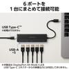 ELECOM USB Hub Connection x 5 Gen2 x USB x x 1 Black 6-in-1 USB-C USB-A (USB 3.2 3, 2.0 2) USB-C U3HC-H060BK