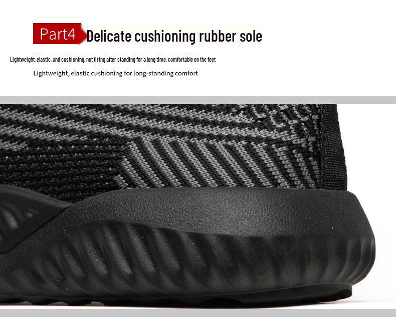 Scarpe antinfortunistiche traspiranti anti-schiacciamento e anti-perforazione: Rete unisex resistente agli odori con suole morbide, resistenti all'usura e antiscivolo