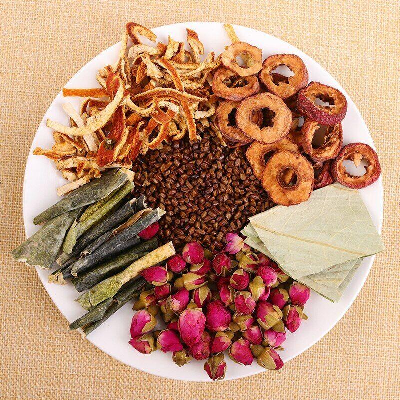 40 пакетиков травяного чая с листьями розового лотоса и чайными пакетиками для похудения — фото 2