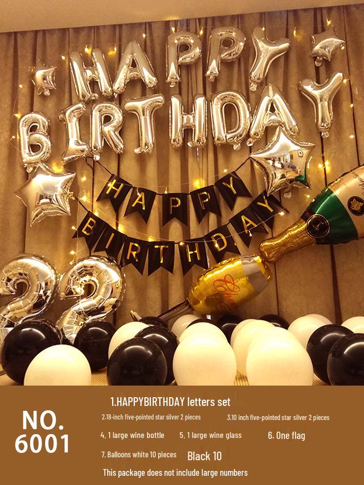 

Набор воздушных шаров на день рождения, вдохновленный инфлюенсерами, для стильного украшения вечеринки