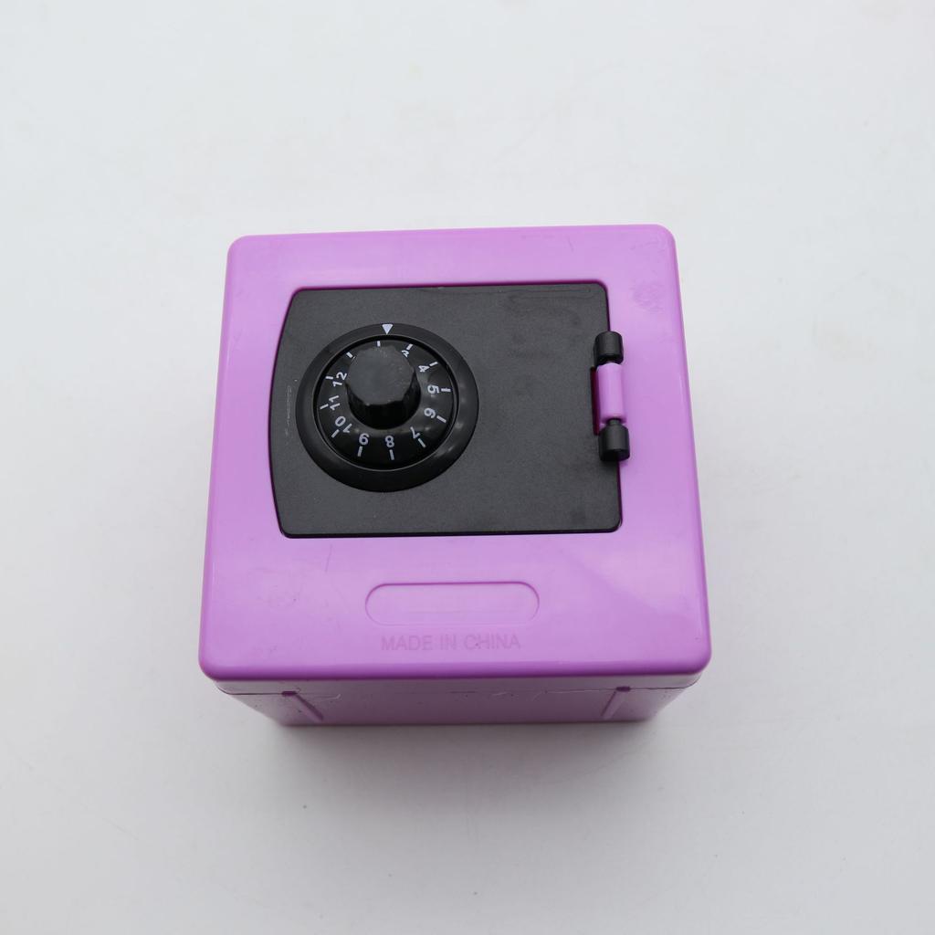 1PC Metal Cash Box 4.5" x 3.35" Small Cash Storage Box With Lockable Cover Key Lock Money Organizer For Kids Toys With Handle