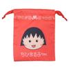 Chibi Maruko-chan Ribbon Drawstring [Drawstring Bag] Bag/Face