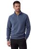 AIOPESON Half Zip Katoenmix Sweatshirts Opstaande Kraag Geribbelde Manchetten Raglanmouw Casual Sport Heren Herfst Winter Warm Pullover