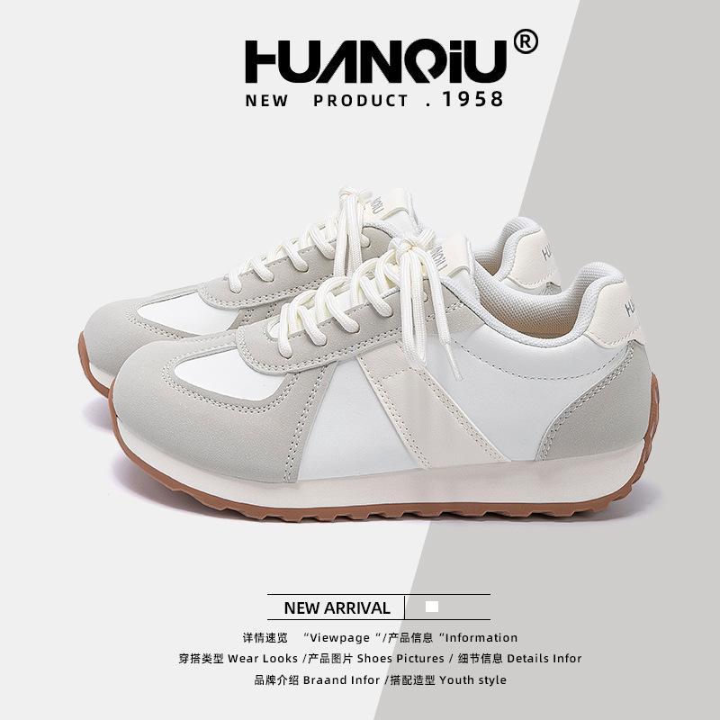 Global German Training Shoes Women's ZHQ3775 Summer New Retro Shoes Women's Versatile Student Niche Casual Women's Shoes