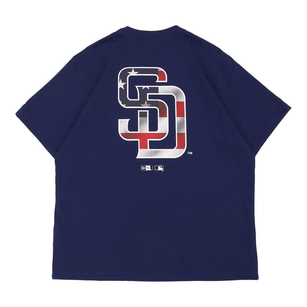 New Era MLB Independence Day RS42 Sadpad O Cav JP Short Sleeve Size Korean Design T-Shirt, L,